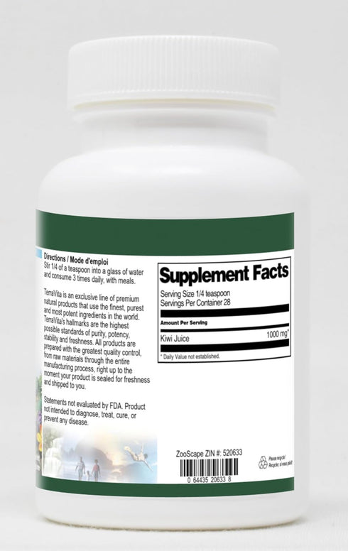 Terravita (1 oz, 520633) Kiwi Juice Powder ZIN: