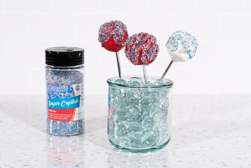 Bakerpan Pearlized Sugar Sprinkles, 7 Ounce Sparkling Sugar for Baking, Pastel Decorating Crystals