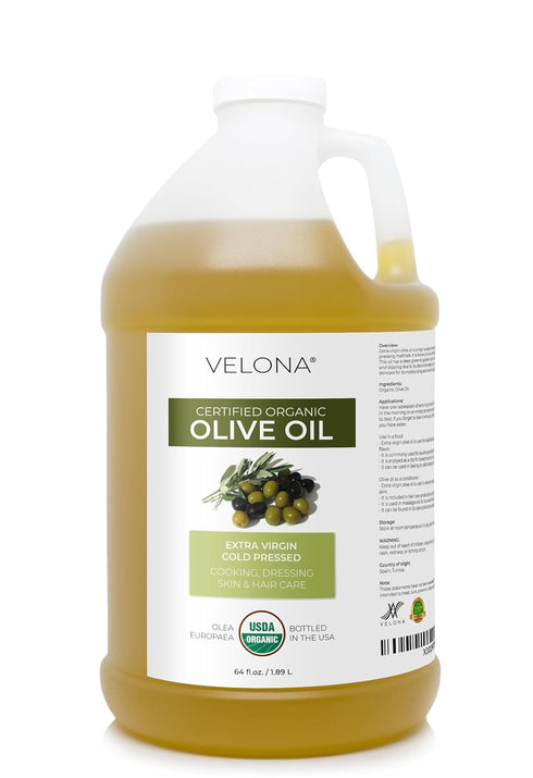velona USDA Certified Organic Olive Oil - 64 Fl Oz | 100%