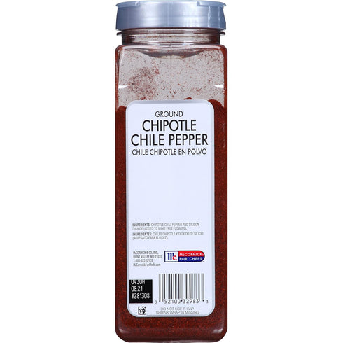 16 oz 16 McCormick Culinary Ground Chipotle Chile Pepper, - One Ounce Chipotle Chili Powder with a Smoky Sweet Flavor