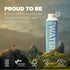 100% 8.0 1L 33.8 Oz (Pack 6) JUST Water - Spring Water, Naturally Alkaline, pH - Plant-Based, BPA Free, Sustainable