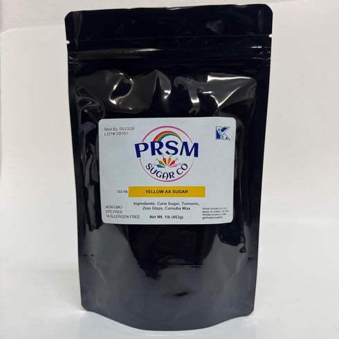 PRSM Sugar Co, LLC PRSM Sugar Co, Yellow Confectioner's AA Sugar, Dye Free, 14 Allergen Free,