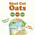 1.5 100% Food to Live Steel Cut Oats, Pounds - Whole Grain Irish Oats, Quick and Easy Cooking Oatmeal, Hearty