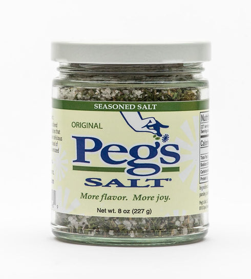 Pegs Salt (Original) Seasoned Salt - Gourmet Seasoning - All Purpose for