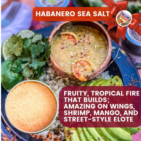 Packaged Set 3 GLP-1 Hot & Spicy Sea Salts: Smoke, Heat, Fire & Flame | Gift of | All Natural, Non GMO Sea Salts |