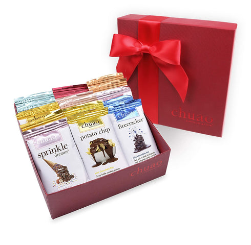 Chuao Chocolatier More Joy Assorted Mini Gourmet Chocolate Bars Gift Box |