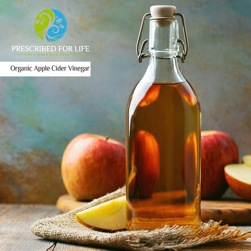 5% (4oz 113g) Prescribed For Life Apple Cider Vinegar Powder, Organic ACV, Spray Dried, Gluten Free, Vegan, Non GMO