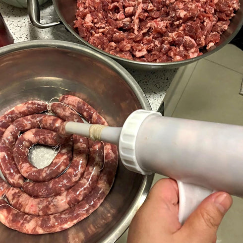 2.5m, 2.8cm) Edible Drying Sausage Casing, Edible Dry Sausage Casing Tube for Flavorous Homemade Sausages Ham
