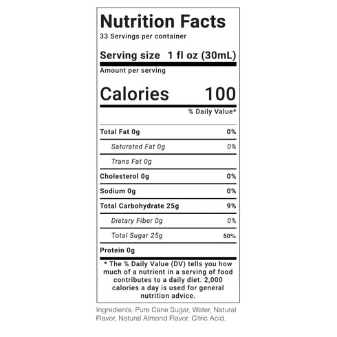 (1 Monin - Almond Syrup, Sweet and Rich Nutty Aroma, Natural Flavors, Great for Coffee Drinks and Specialty Cocktails