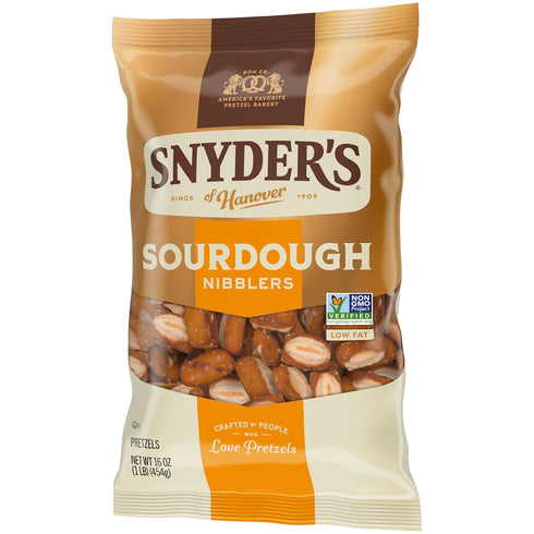 16 Oz Snyder's of Hanover Sourdough Nibblers Pretzels