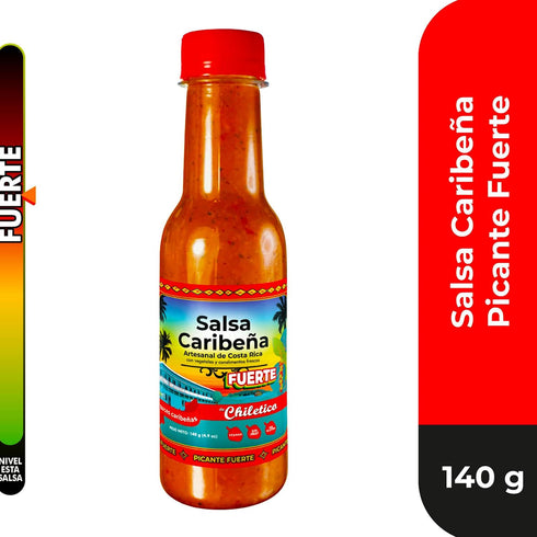 (2 2 4.9 oz 19.6 oz 4-Pack Chiletico Caribbean & Pacific Artisan Hot Sauce Combo Caribea Hot + Portea) Authentic Costa