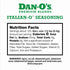 1.7 oz 2 Pack, Dan-O's Italian-O Seasoning, Bottle, Italian Seasoning for Pasta, Pizza, Salad, Veggies and More, Sugar