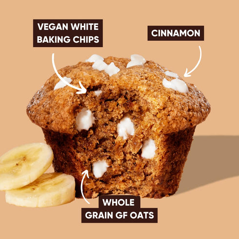 (1 Pack) GoNanas Cinnamon Roll Banana Bread Mix, Vegan, Gluten Free Healthy Snacks. Oat Flour Bread or Muffin Mix.