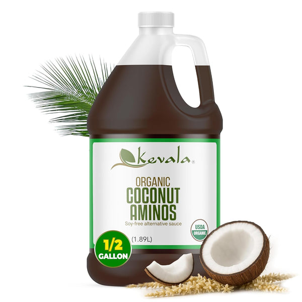Kevala Organic Coconut Aminos Soy-Free Seasoning from Coconut Nectar & Blossom Sap