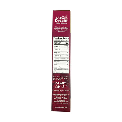Andean Dream 8 , Fusilli Quinoa Organic, Ounce
