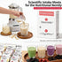 FFEEJ 80g 5 Smooth(#20) X Bags Soy Milk Mix - Pre-Measured Whole Grain Blend For Blender, Instant Non-GMO Breakfast