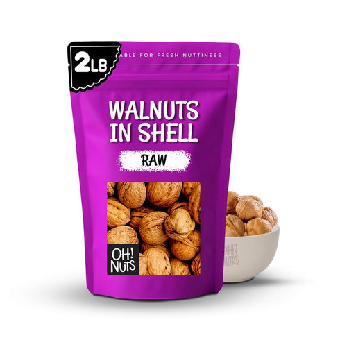 Oh! Nuts Walnuts in Shell - Raw - 100% Natural - 2