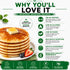 15g 90 2g 7 (1 Nutmeg State Nutrition - Protein Pancakes and Waffle Mix, Low Carb, Protein, Calories, Sugar, Servings