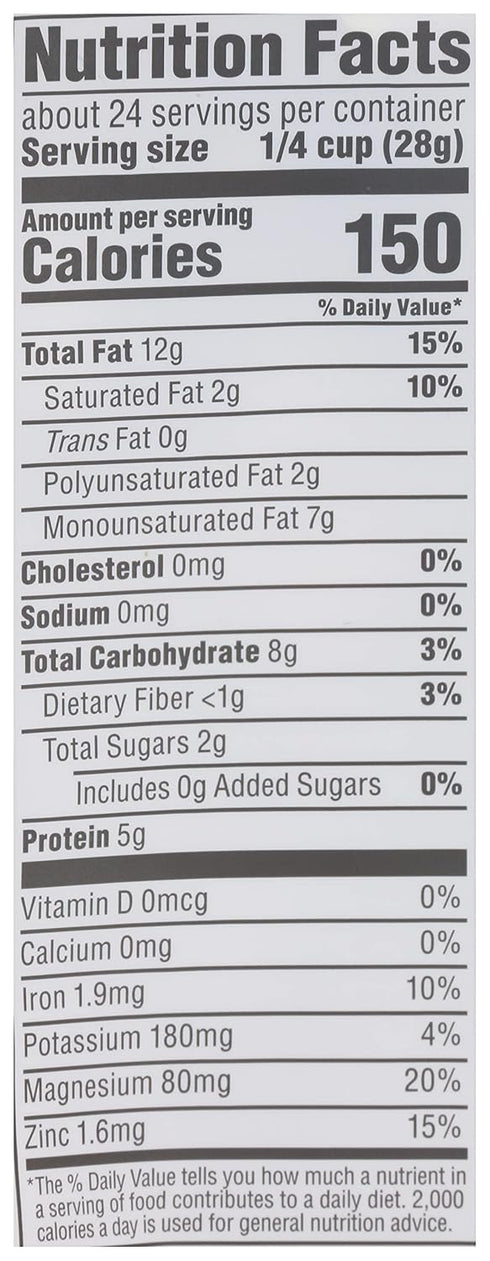 365 24 by Whole Foods Market, Cashews Unsalted & Unroasted, Ounce