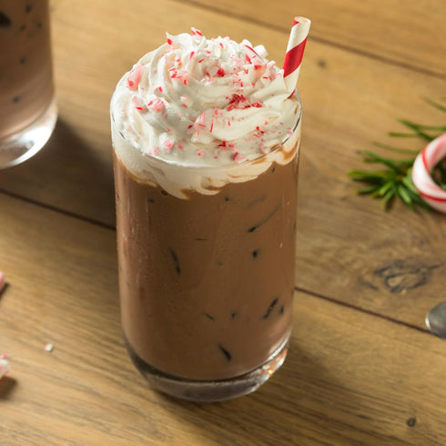 STEPHEN'S 4 lb Stephens Gourmet Candy Cane Hot Cocoa Mix Milk Chocolate Cocoa with Real Peppermint Candy Cane, Canister