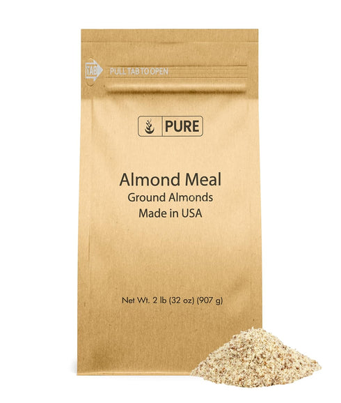 PURE ORIGINAL INGREDIENTS Almond Meal (2 lb) Gluten-Free, Use in Baking & Breads, Ground Almonds