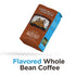 Filbert 12oz (1 Pack) KALAMAZOO COFFEE COMPANY Hazlenut Whole Bean Coffee - Hills Flavored Coffee | Bag
