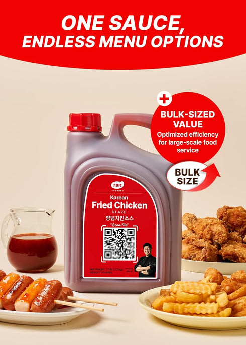 7.1 lb (3.2 TBK THEBORN Korean Fried Chicken Glaze, Sweet and Spicy Gochujang Coating for Crispy Fried Favorites