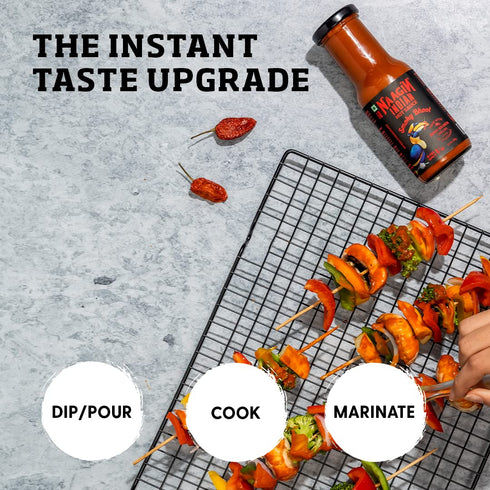 1, 1 1) Pack 3 (24.33 oz) 100% Naagin Indian Hot Sauce Combo (The Original x Smoky Bhoot x & Kantha Bomb x of | Spicy |