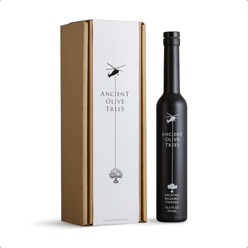 12.6 OZ. 1 ANCIENT OLIVE TREES - Balsamic Vinegar | Aceto Balsamico di Modena IGP | Perfect for Any Sauce, Marinade
