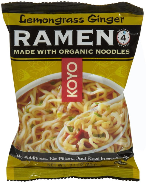 Koyo Lemongrass Ginger Dry Ramen - 2.1 oz - 12 pk