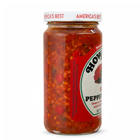 11 oz Howards Hot Pepper Relish, | Classic Sweet & Spicy Relish Made with Fresh Peppers | Perfect for Hot Dogs