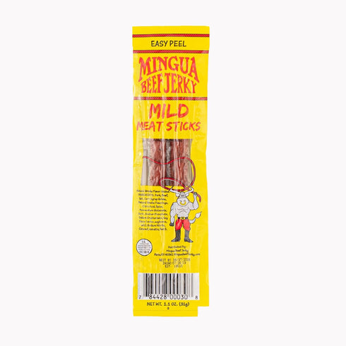 Mingua Beef Jerky (The Original) Mild Meat Sticks - 5 count