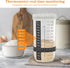 ZJRDYYK 7PCS Set, Sourdough Starter Jar Kit Replacement No Jar Included, Sourdough Date Marked Feeding Band, Sourdough