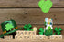 (2 Fruidles St. Patrick's Day White Coins, Green Foil Design Gelt in Leprechaun Box, Kosher Pounds)