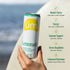 (12 Pack) Sparkling Adaptogen Drink with Lions Mane, Cordyceps, Reishi & Chaga Mushrooms + Electrolytes l No Sugar