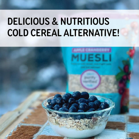 13oz ZEGO Foods Organic, Superfood Oatmeal & Muesli, Certified Gluten Free (Cinnamon Twist)