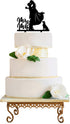 LOVENJOY 5.3" Wedding Cake Topper with Dog, Gift-Boxed for Celebrations