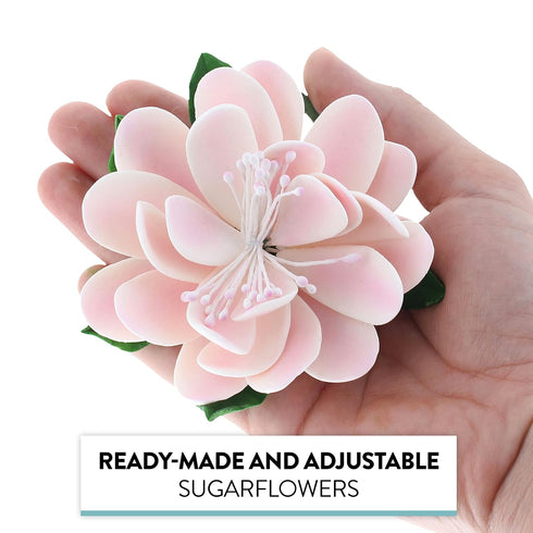 3 Count Global Sugar Art Protea Sugar Cake Flowers Medium Pink, by Chef Alan Tetreault