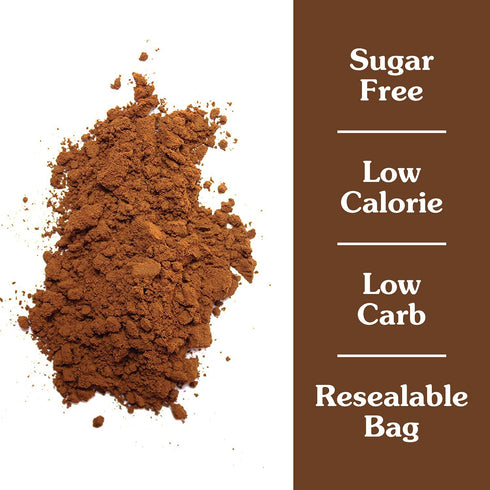 10-12%, 1 lb 2 Pack NuNaturals Cocoa Dutch Process Organic Fairtrade Certified