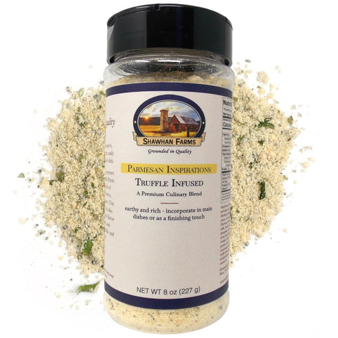 Shawhan Farms Gourmet Parmesan Inspirations Truffle Seasoning Topper, 8 Oz Finishing Blend