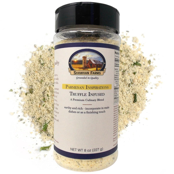 Shawhan Farms Gourmet Parmesan Inspirations Truffle Seasoning Topper, 8 Oz Finishing Blend