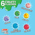 TOXIC WASTE - Sour Smog Balls - Crunchy & Chewy Sour Balls - Lime, Cherry, Strawberry, Lemon, Blue Raspberry, & Grape