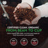 12oz Cardiology Coffee Medium Roast Decaf Coffee Beans USDA Certified Organic, Mold Free Premium Whole Bean Coffee