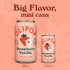 Pack Packed 7.5oz (6-Cans) OLIPOP Minis Prebiotic Soda Pop, Strawberry Vanilla, Pantry with Prebiotics, Fiber