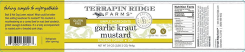 Bold Garlic Kraut Mustard - Gourmet Flavor for Sandwiches & More