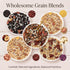 xapuo Pack 7 60g Multigrain Congee Variety Flavors, Each Instant Breakfast Porridge, Mixed Bean Grain Soup, Easy Cook