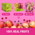 Adults30 Pack BOB SNAIL Healthy Fruit Snacks for Kids and Fruit Leather Snacks with Apple-Pear, Strawberry, Black
