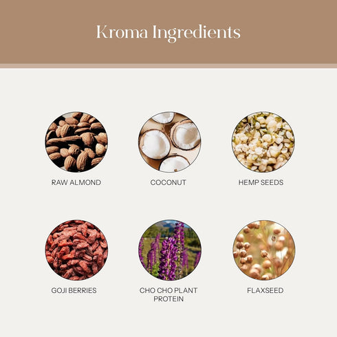 5 5 Packets Kroma Super Porridge, Gluten Free, Servings, Chocho Plant Protein, Vegan Superfood Breakfast Cereal