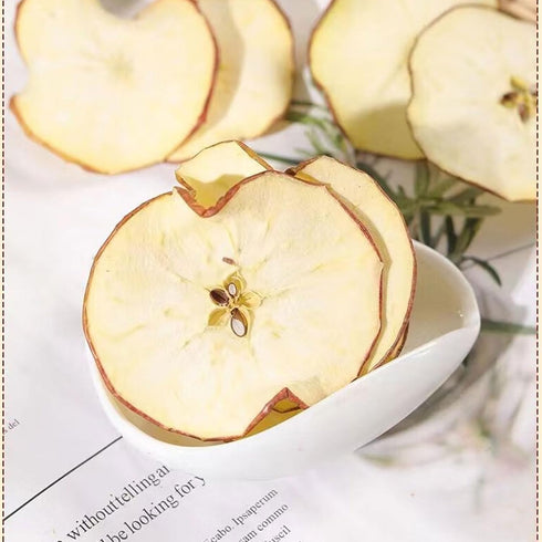 FIFIWER 5.29oz/150gapple dried apple chips chips bulkNo Sugar Added Dried Sweet Apple Delicious Dried Fruit for Healthy