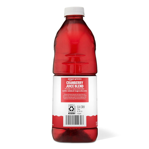 64 Oz Packaging Amazon Grocery, Cranberry Juice Blend, Fl (Previously Amazon Fresh, May Vary)